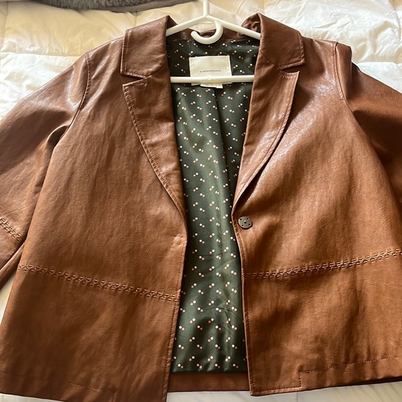 Anthropologie Jackets & Blazers - Anthropologie pleather jacket